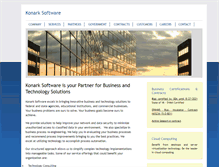 Tablet Screenshot of konarksoftware.com